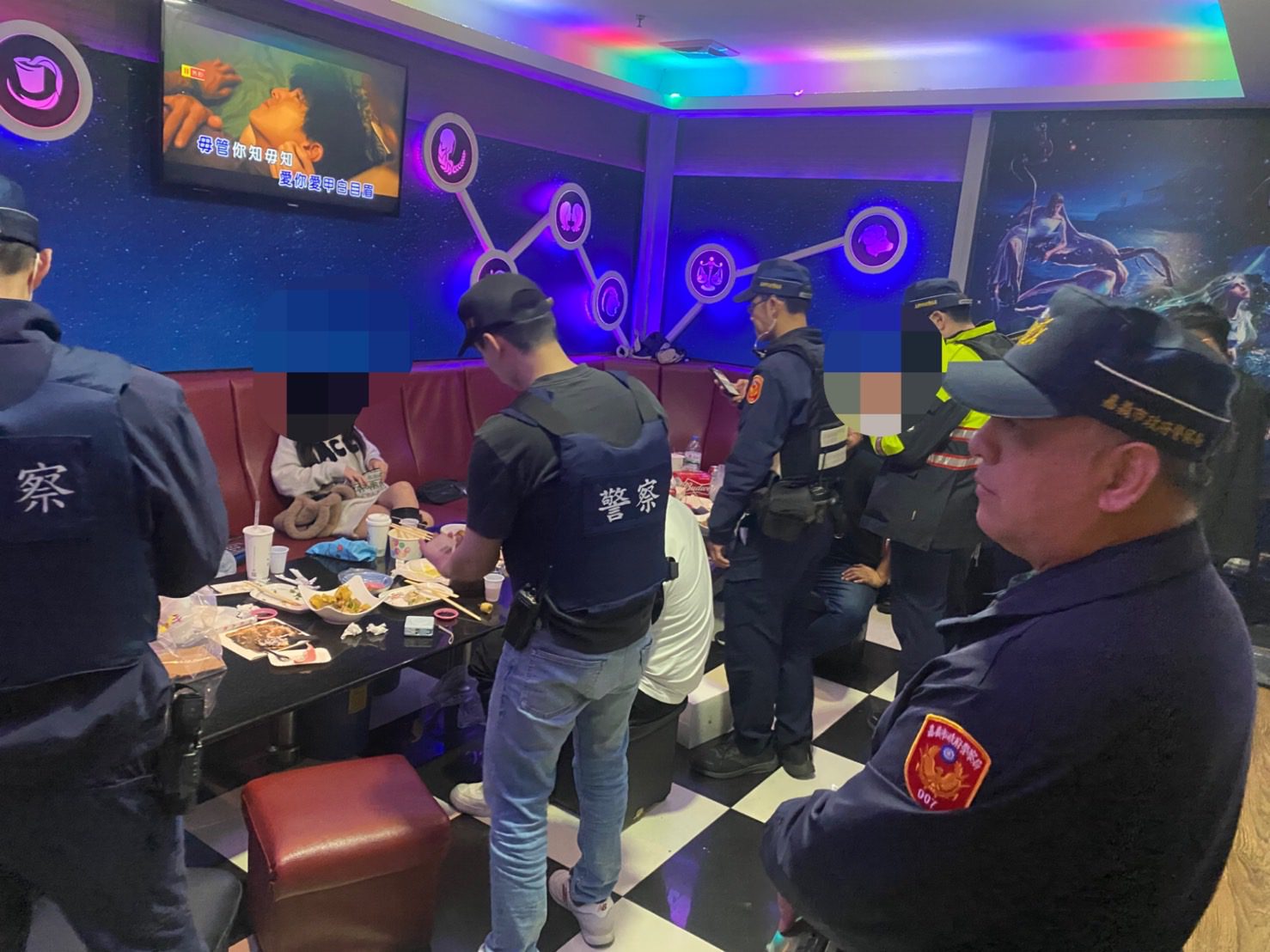 春節前夕執行威力掃蕩 嘉警二分局讓民眾安心