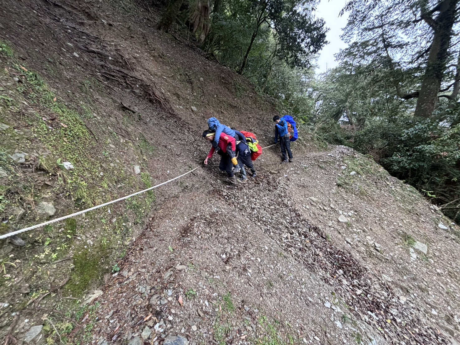 登山客於觀高坪右腳踝骨折 搜救人員輪流揹負下山送醫 - https://www.watchmedia01.com