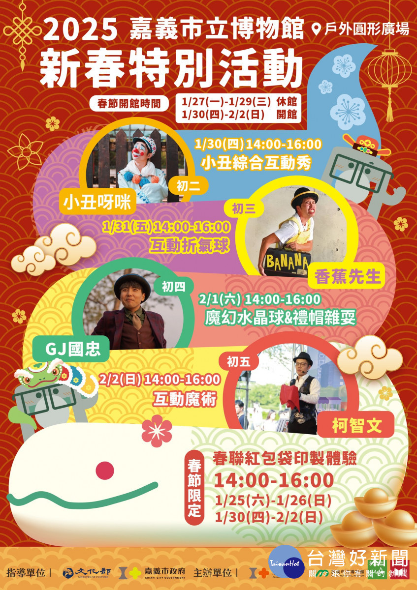 嘉博館新春加碼特別活動/嘉義市府提供