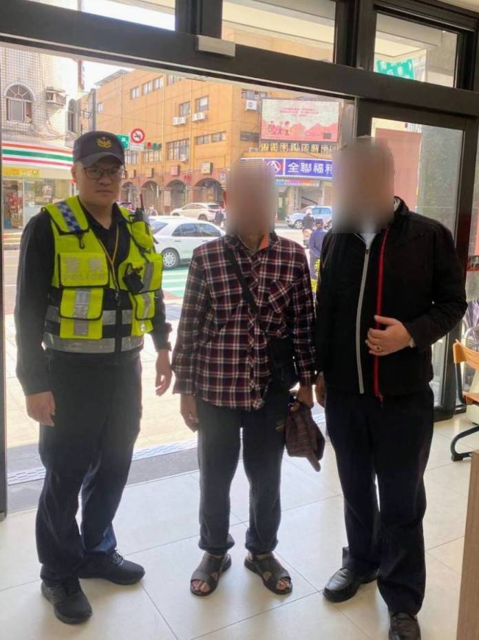 老翁寒風中迷途 蘆竹熱心警民助返家 58 567814