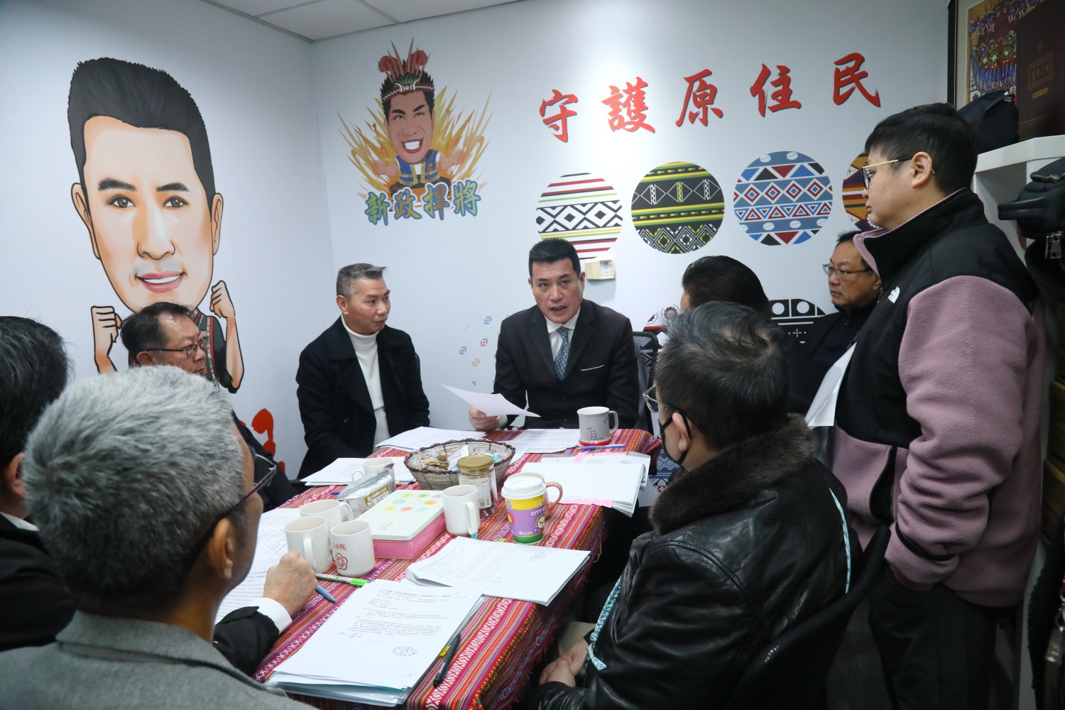 黃仁表示，凍結預算必須全面尊重、維護族人權益，使得動支。(記者包克明 攝)
