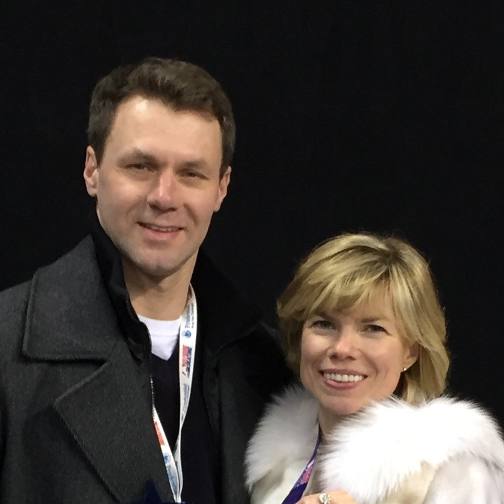 1994年世界滑冰冠軍的俄羅斯夫妻檔Vadim Naumov及Evgenia Shishkova搭上美航死亡班機。翻攝Vadim Naumov臉書