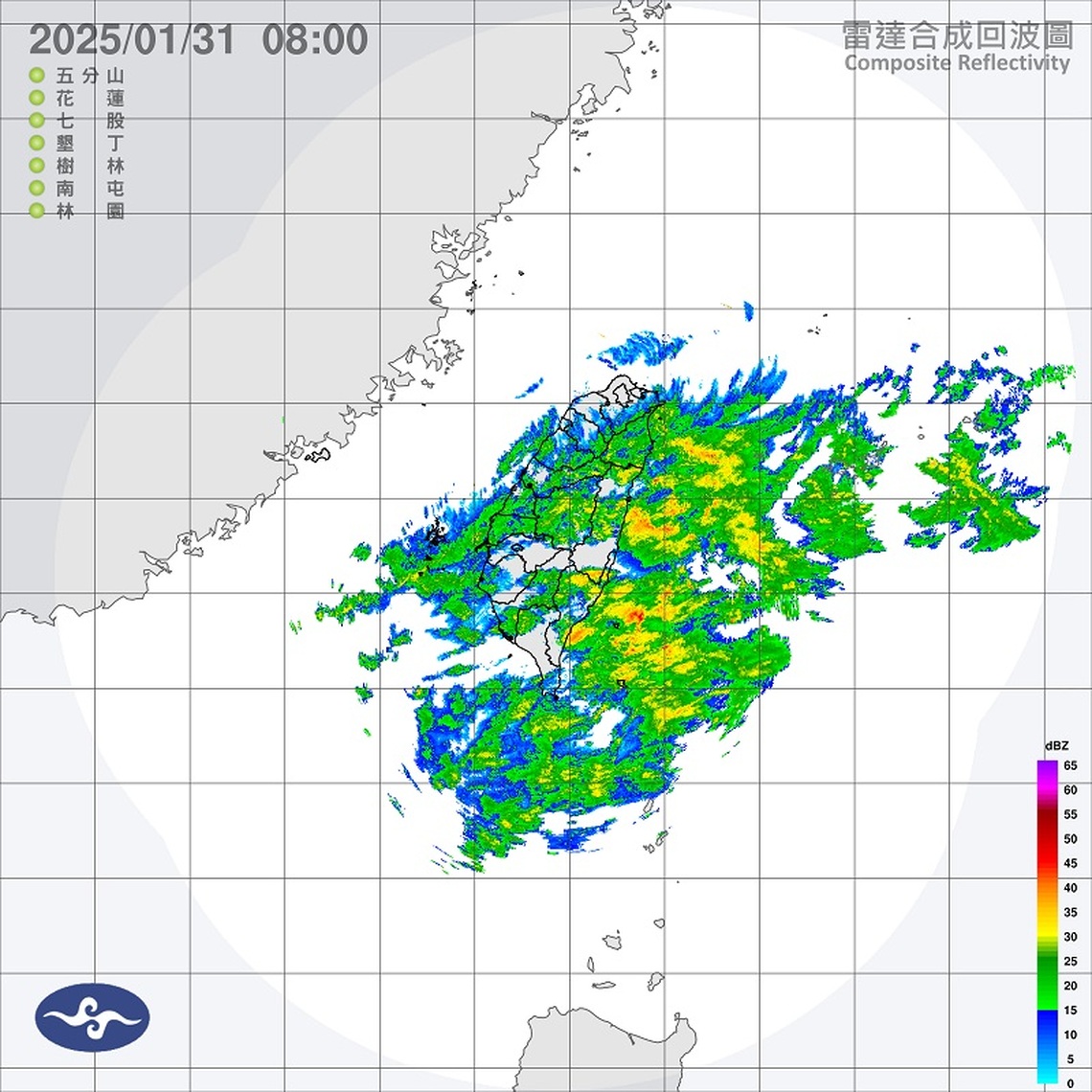 週五中南部有雨 北部宜花下半天轉雨
