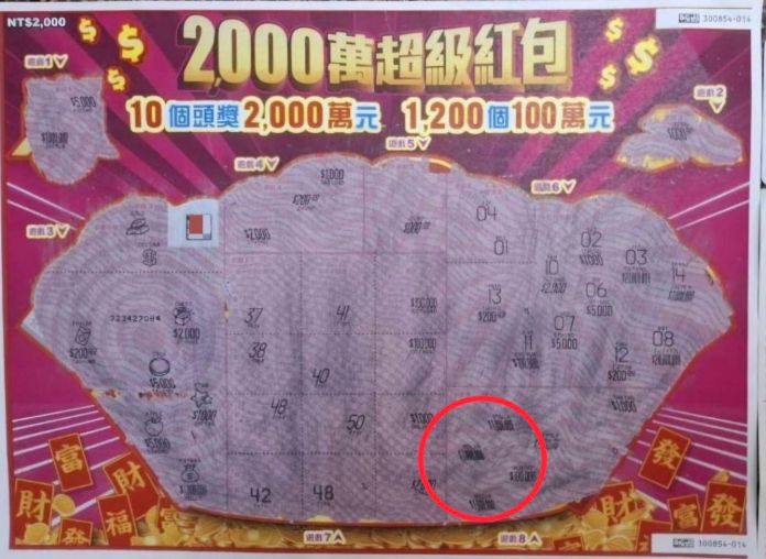 聽某嘴大富貴!桃園夫妻刮中100萬 先生笑喊:以後都聽妳的 60 wp 17383108918427750787590216281961