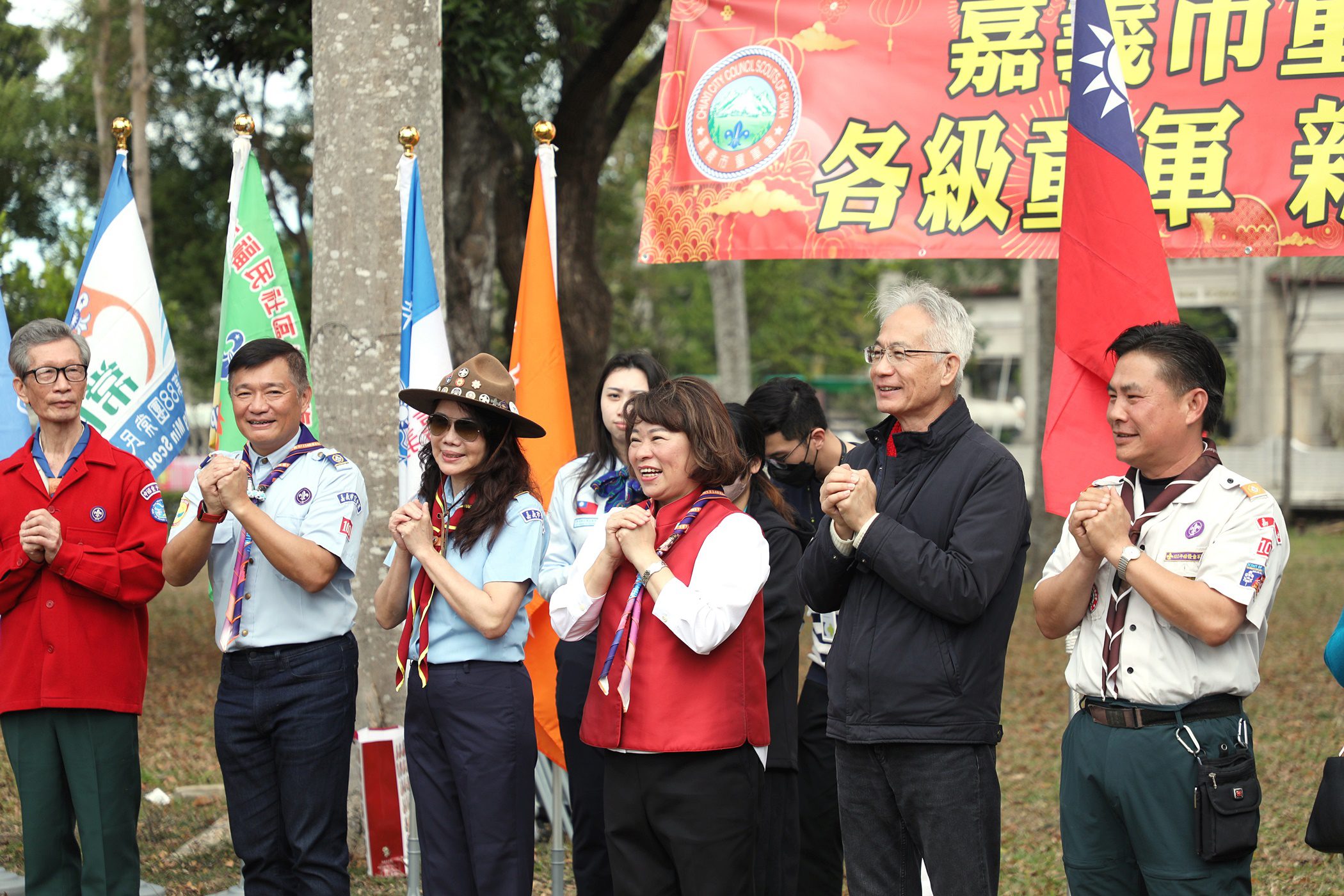 嘉義市各級童軍團新春團拜 黃敏惠祝賀蛇年如意 期盼展現童軍影響力