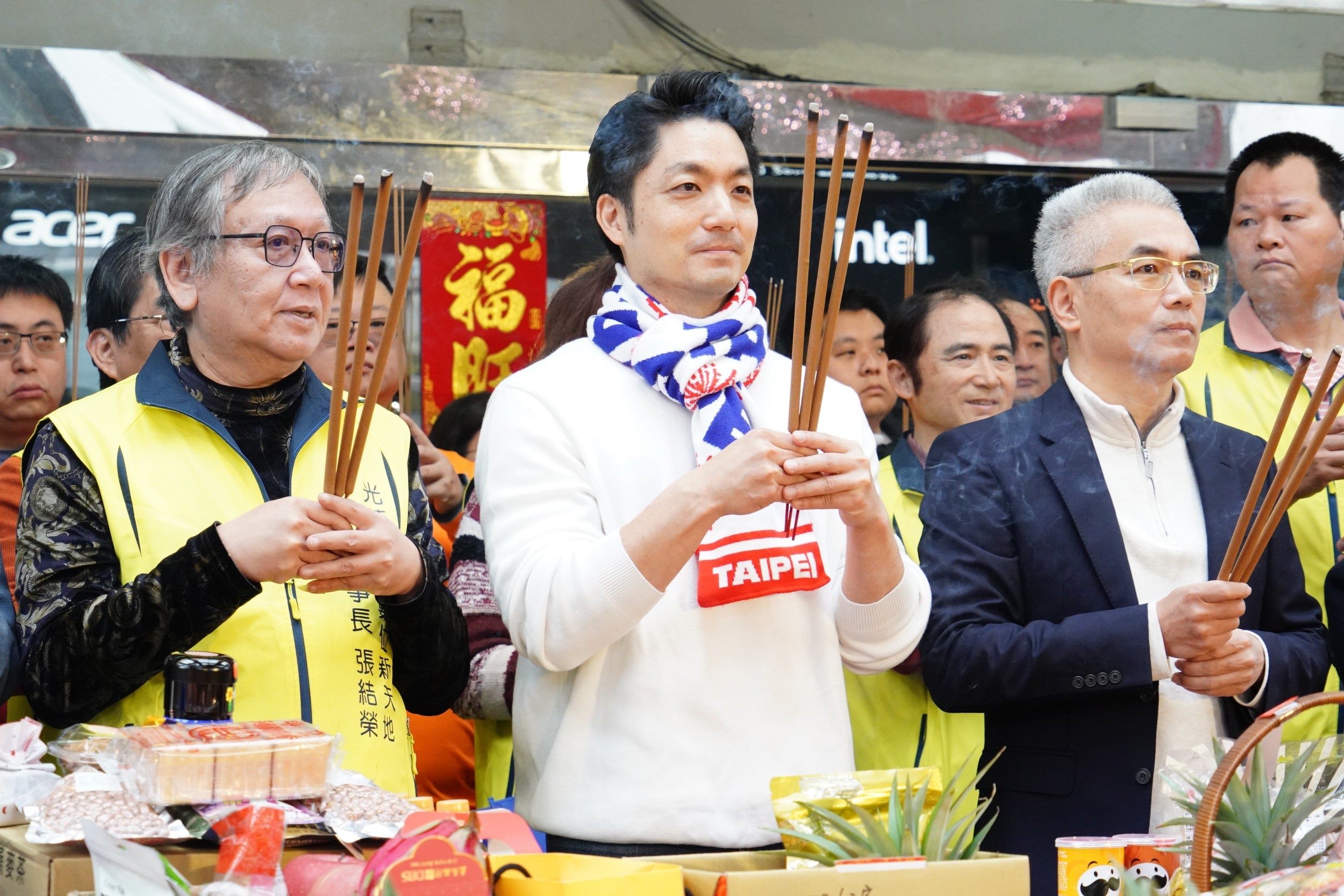 蔣萬安出席光華商場開工 宣布4700萬升級設備助商圈發展