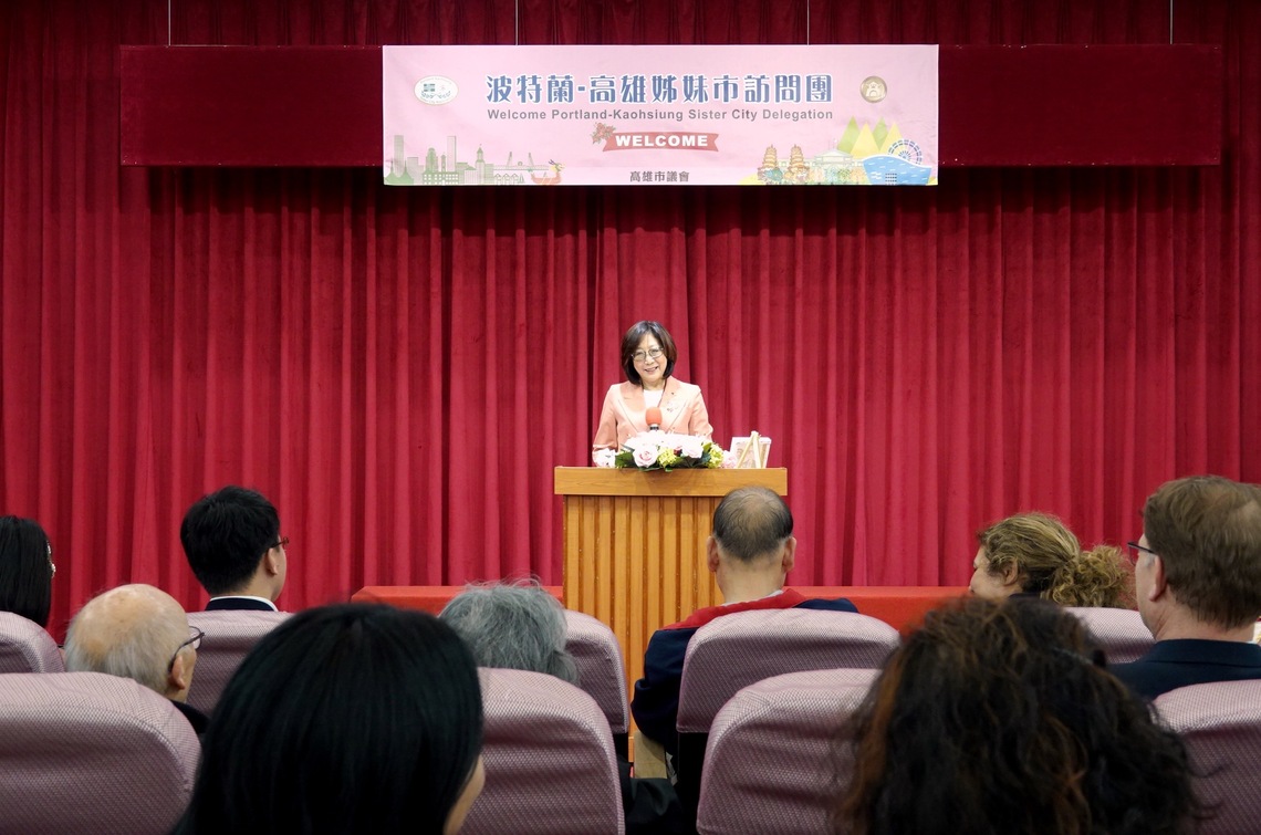 情牽37年 新春開工日康裕成議長迎接波特蘭姊妹市訪問團