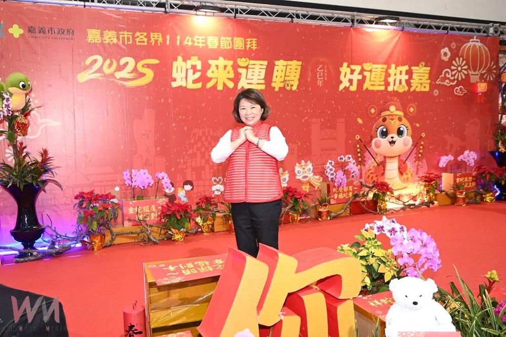 嘉市新春展活力　黃敏惠市長帶跳「Team Chiayi」迎新年慶開工