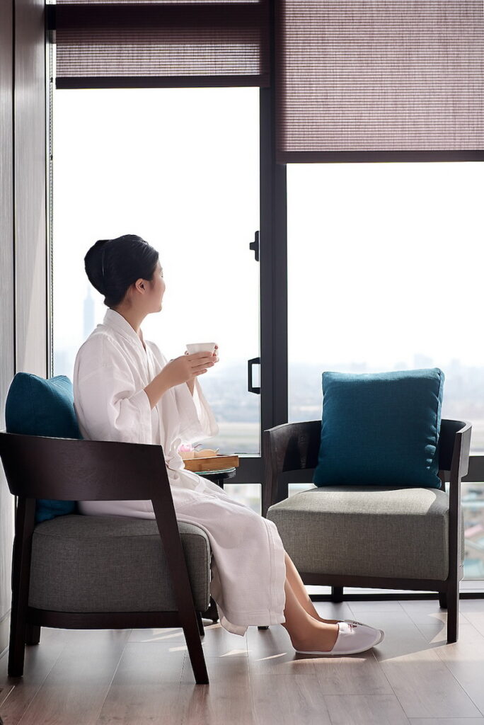 佇立於台北萬豪酒店 19 樓的「SKY19 SPA」,為台北市唯一坐擁高空景觀的飯店規格等級 SPA