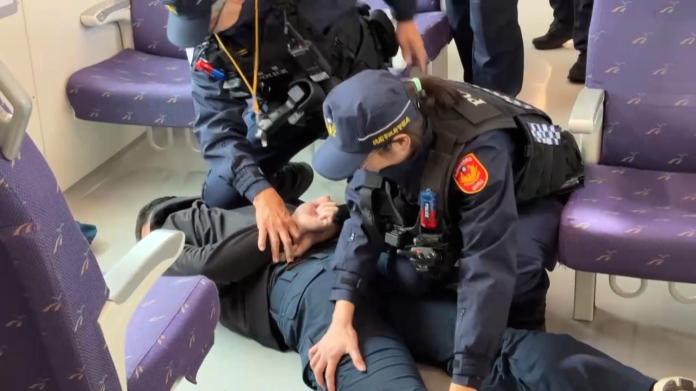 【有片】台灣燈會2/7起桃園登場 桃警辦理機捷突發事故演練 58 ghrewee