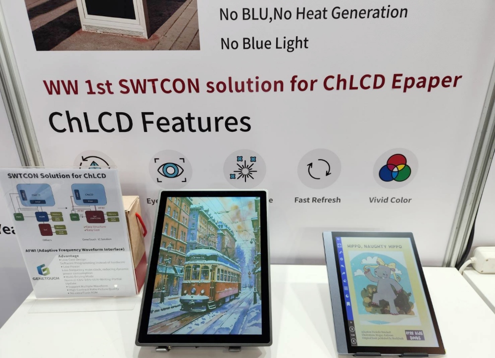 ▲意法半導體(STMicroelectronics)先進SoC實現「真Software TCON解決方案」成果展示。(圖/富動科提供)