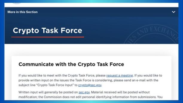 美SEC加密貨幣工作小組網頁上線:從發幣到ETF,公佈十大優先事項