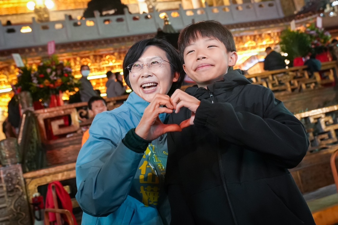 漾新聞|初九天公生!林岱樺祈願高雄更健康
