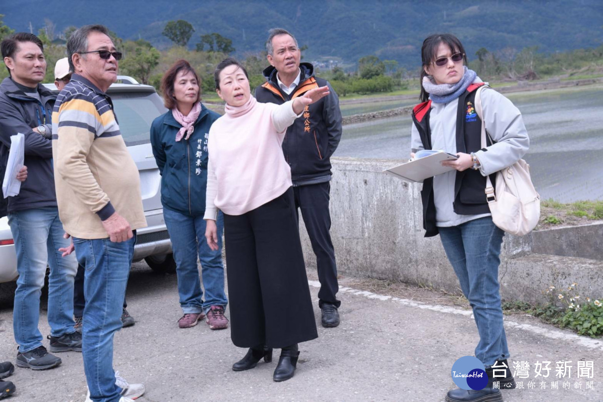徐榛蔚率隊會勘富里鄉村里長提案修繕工程　保障鄉親生活便利及用路安全