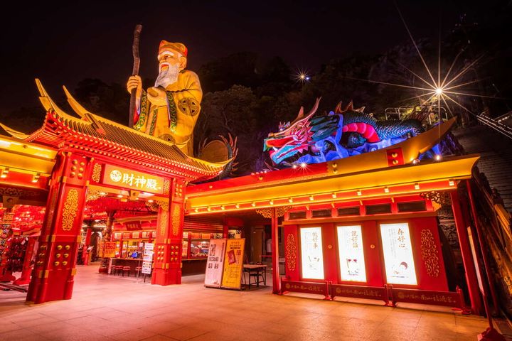 北台灣24小時開放參觀祈福、求財最旺的土地公廟中和烘爐地。 圖:新北市政府/提供