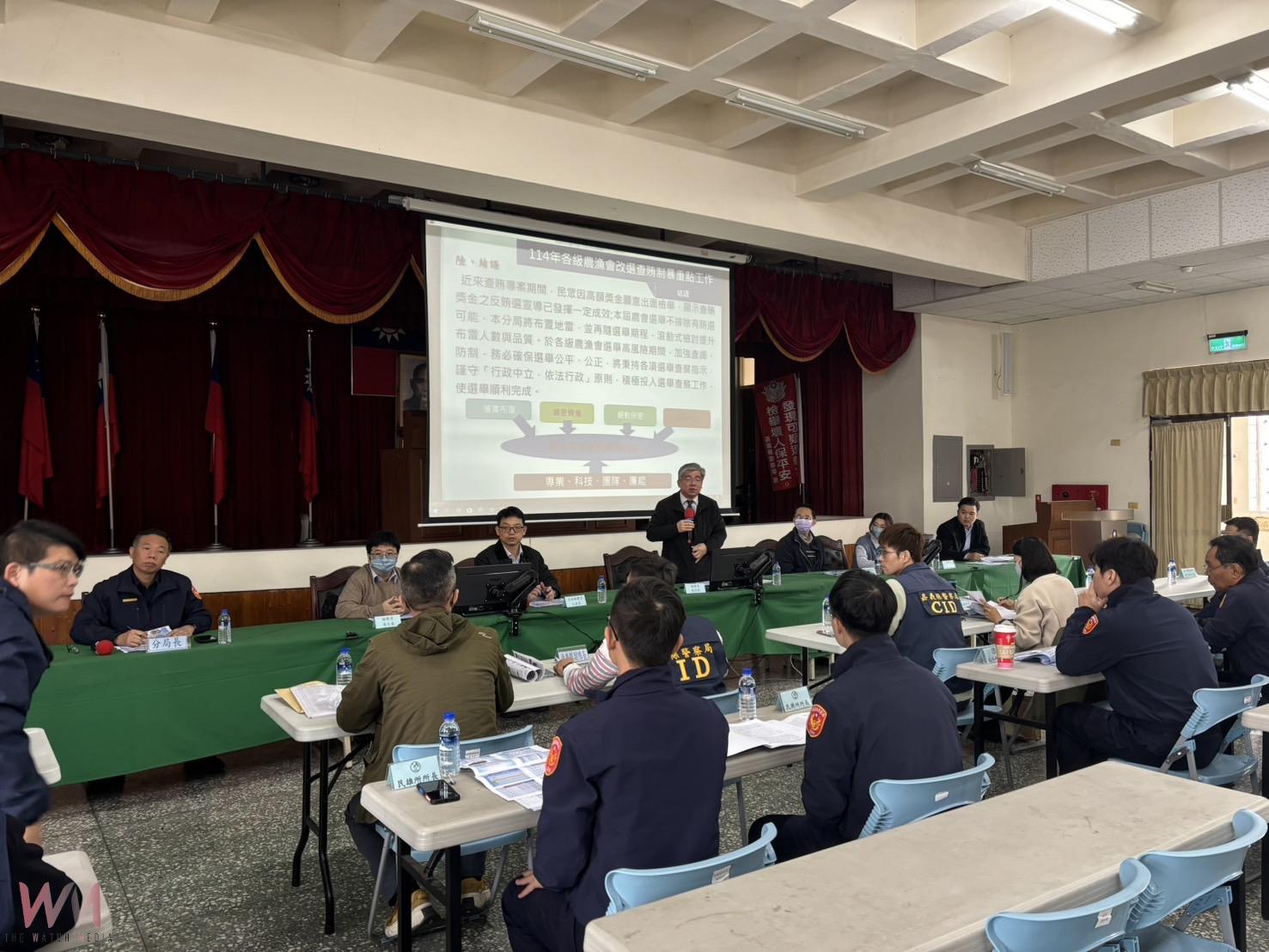 嘉義地檢署檢察長蔡宗熙主持會議。(圖/嘉義地檢署提供)