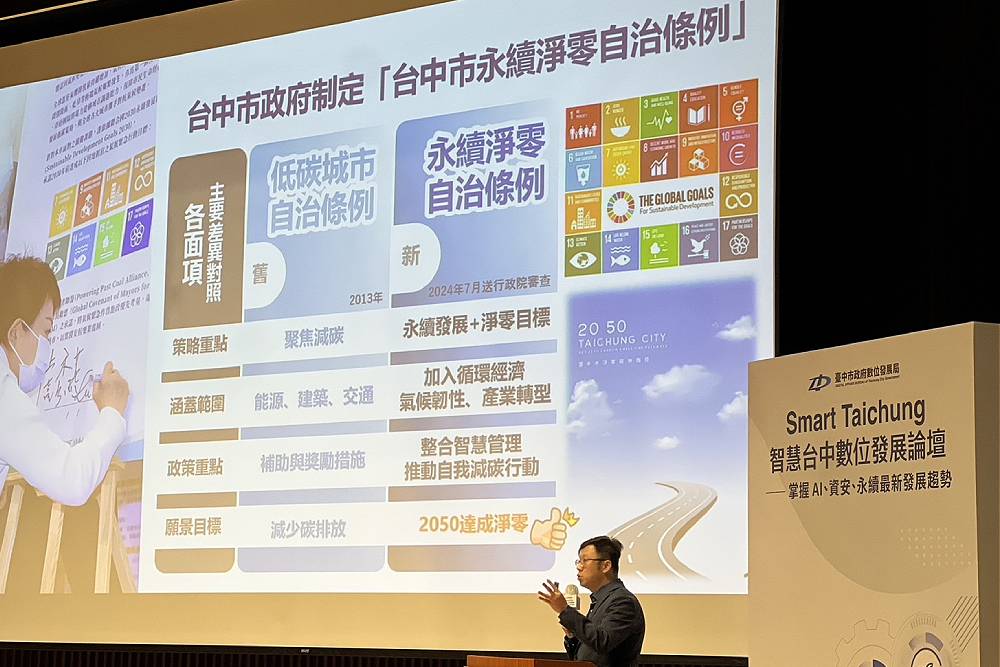 首屆台中數發論壇今舉行 林谷隆:AI、資安、永續3軸轉型智慧新城市 224 首屆台中數發論壇今舉行 林谷隆:AI、資安、永續3軸轉型智慧新城市 223