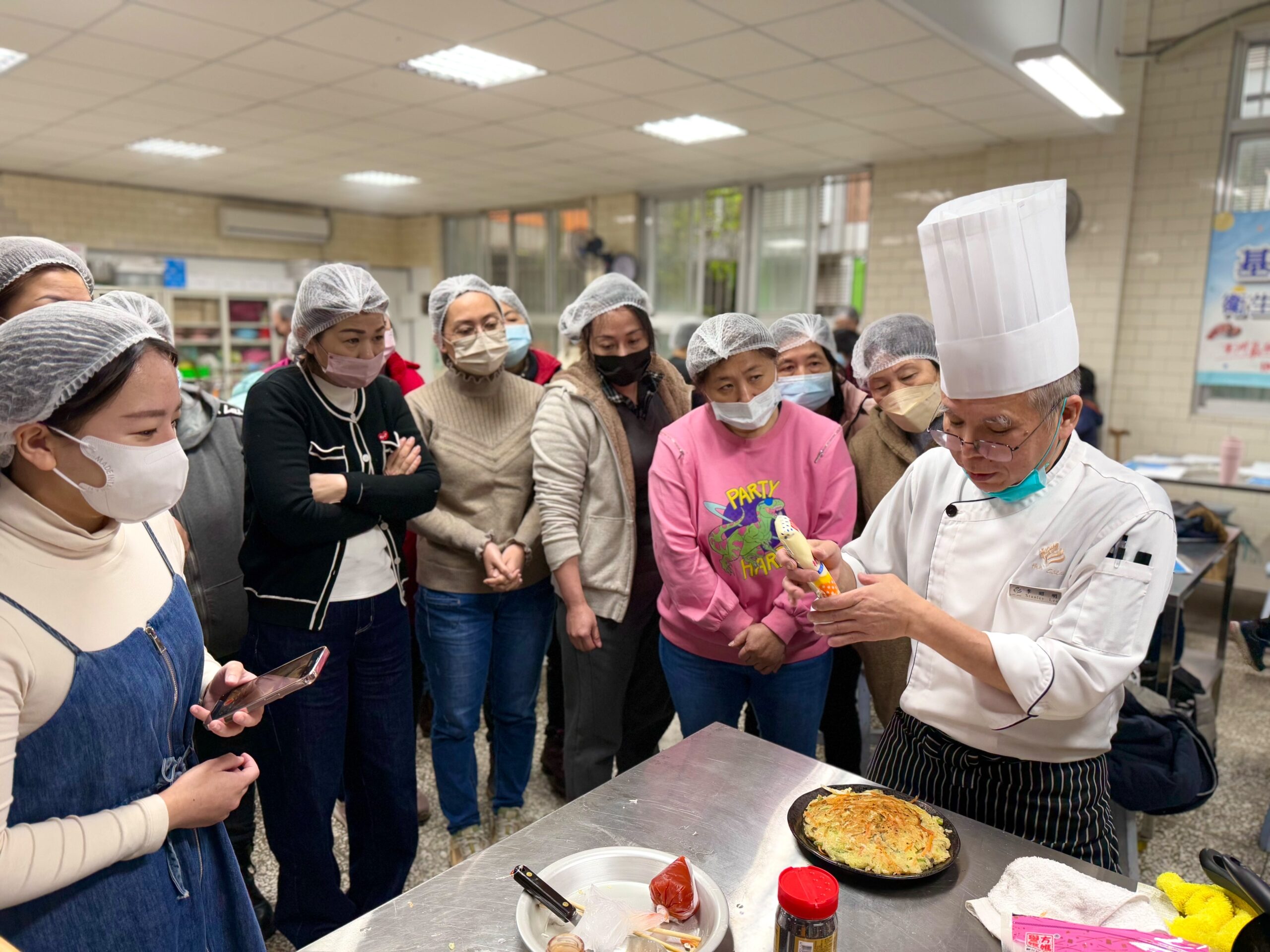 基隆午餐廚藝講習 在地農漁產創造「鈣讚」午餐!