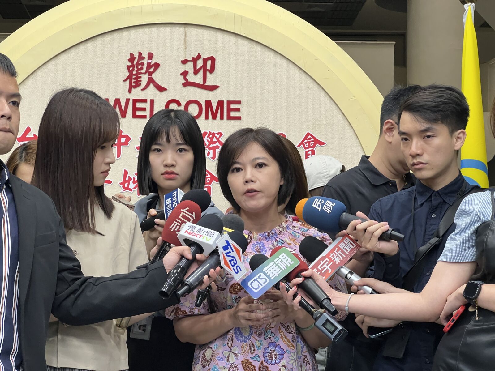 求真民調惹議台北市研考會遭刪預算 藍綠議員籲未來要準確客觀 206 國民黨台北市議員游淑慧。(方炳超攝)