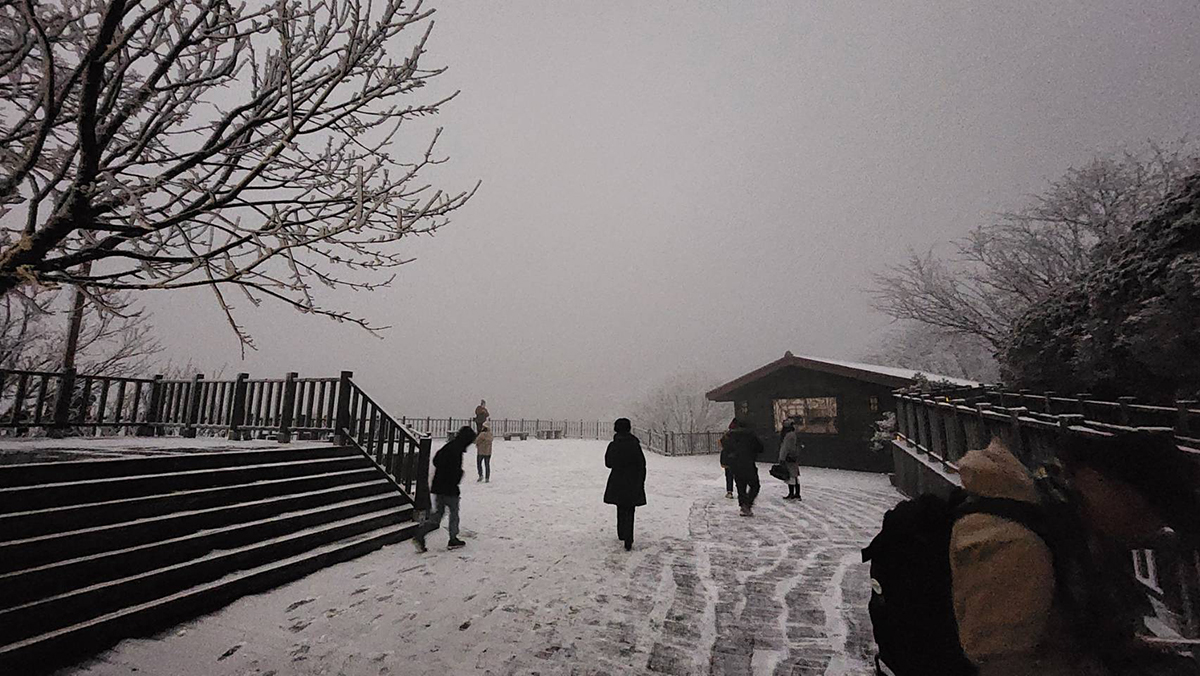 冰霰已停積雪未融 2000人直衝太平山覽雪景 - https://www.watchmedia01.com