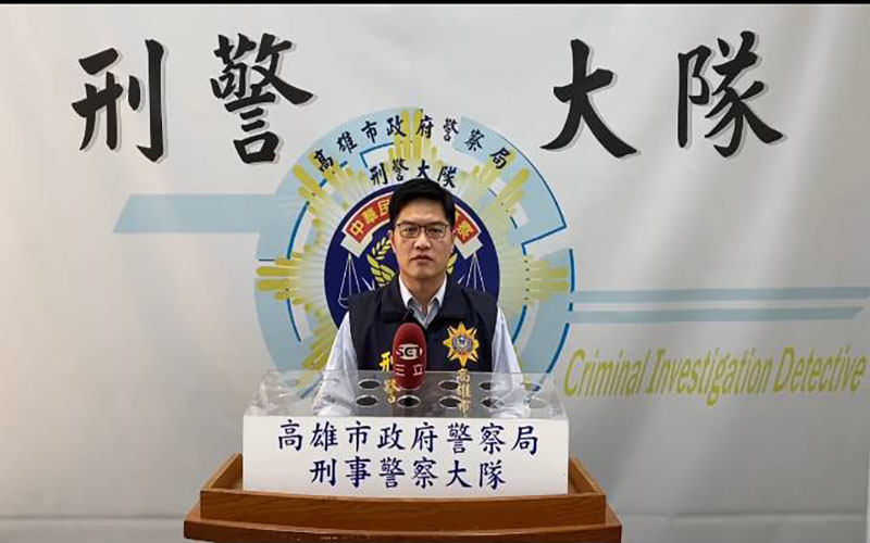 ▲市刑大科偵隊隊長林建均說明。（圖/創新聞記者朱星明翻攝）