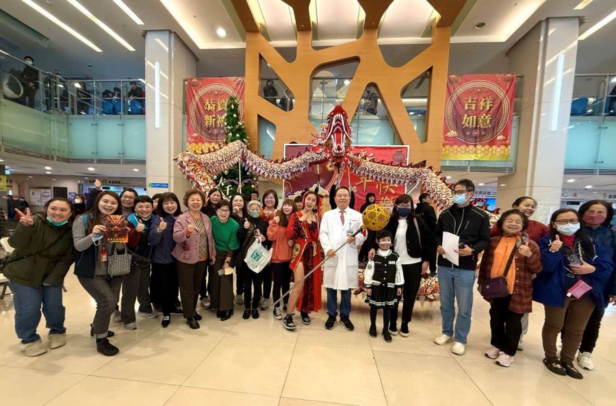 傳承在地文化！ 大千邀聯大龍隊蒞院表演傳遞福氣