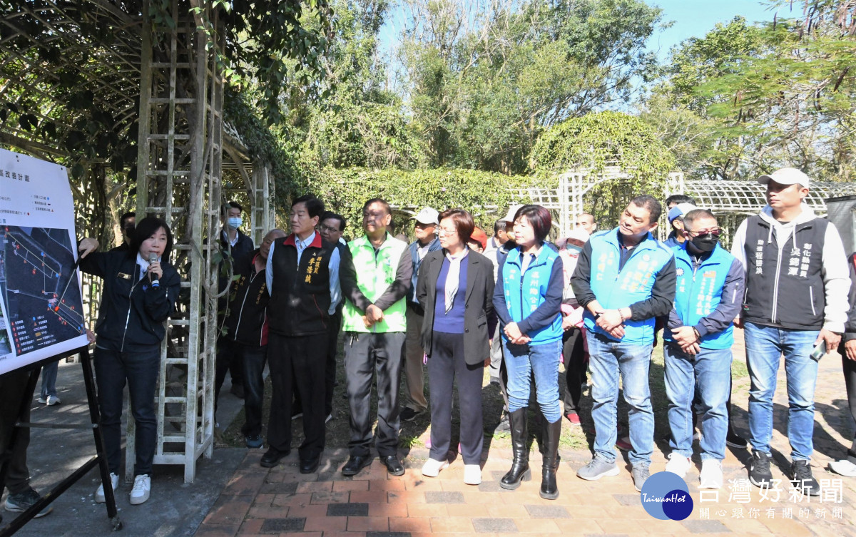 彰縣府斥資千萬改善化溪州公園森林木棧道區「媲美溪頭」。圖/彰化縣政府提供