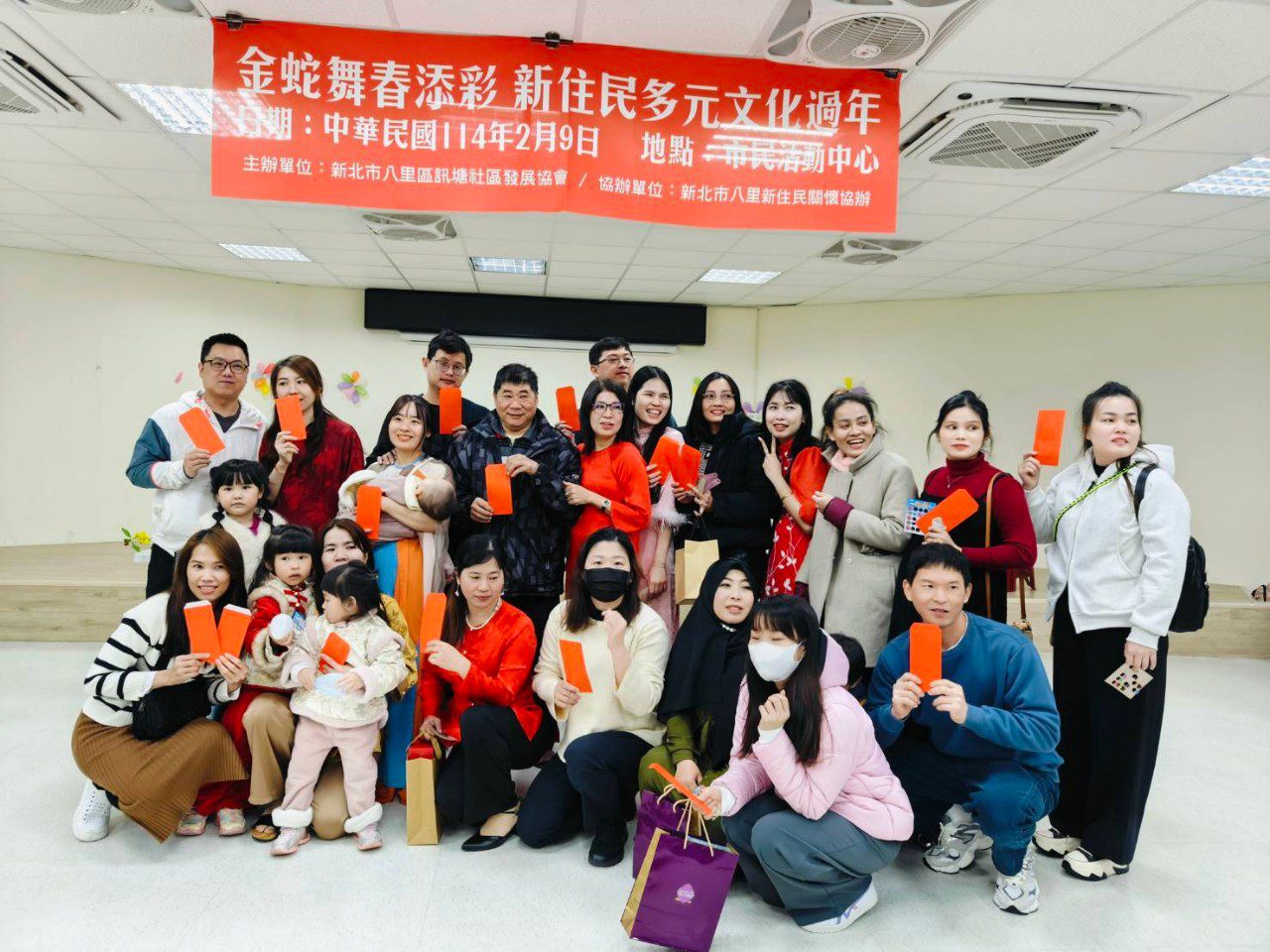 金蛇舞春添新彩 八里新住民關懷協會以美食解鄉愁