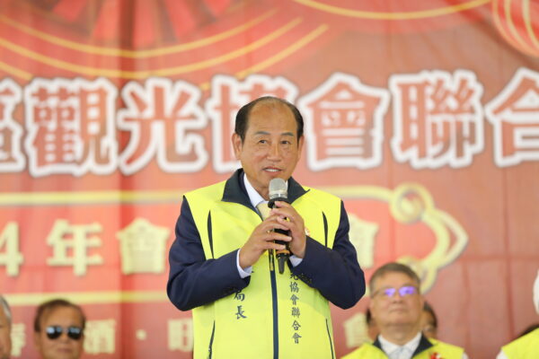 台灣區觀光協會聯合會林務局長總會長致詞。圖/台灣區觀光協會聯合會