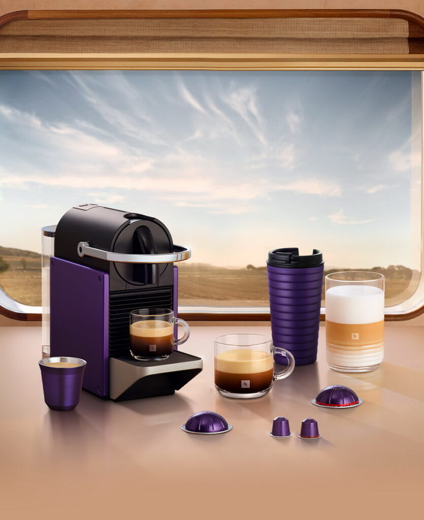 戀上這抹「紫」！Nespresso獻上「紫愛你」情人節限定系列商品，為咖啡時光點綴浪漫氛圍。