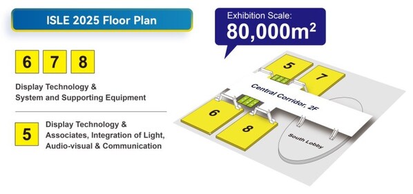 ISLE 2025 展館分佈 ISLE 2025 展館分佈