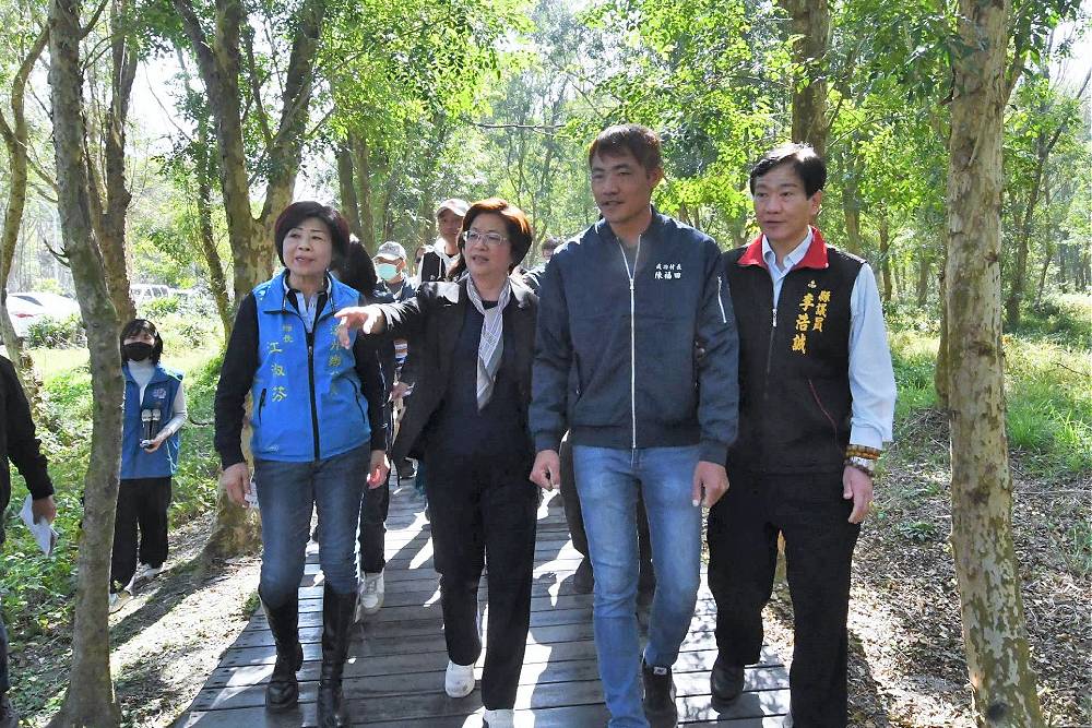 彰化溪州公園森林區投千萬改善木棧道　王惠美：滿滿芬多精媲美溪頭 257