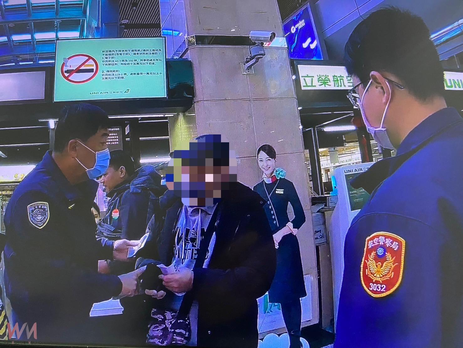 搭機旅客機場遺失皮夾遍尋不著急報警，航警迅速尋獲歸還
