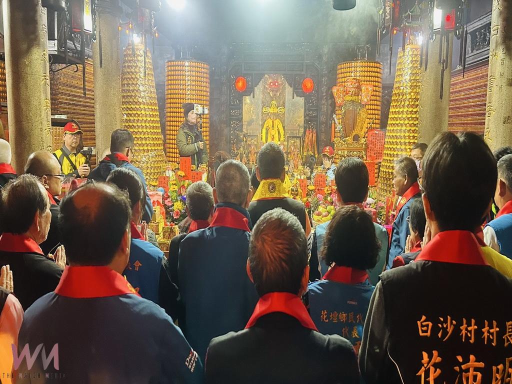 白沙文德宮慶元宵迎燈排邁向197屆 花壇國中校長凃明秀帶著師生細說活動源起 - https://www.watchmedia01.com