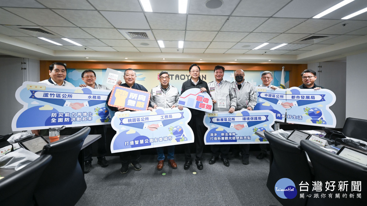 113年各區公所與局處共同提案績優公所大合影。