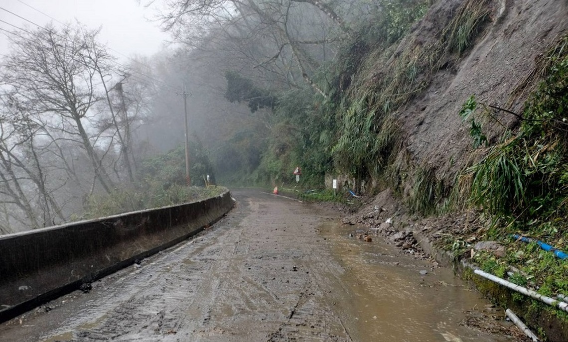 海端鄉栗園路段恢復正常通行