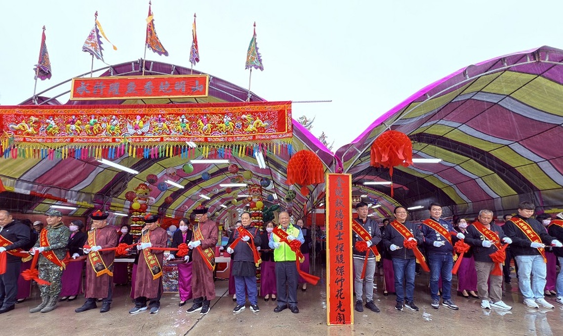 澎湖元宵「西乞龜」熱鬧登場 陳光復祈福迎祥