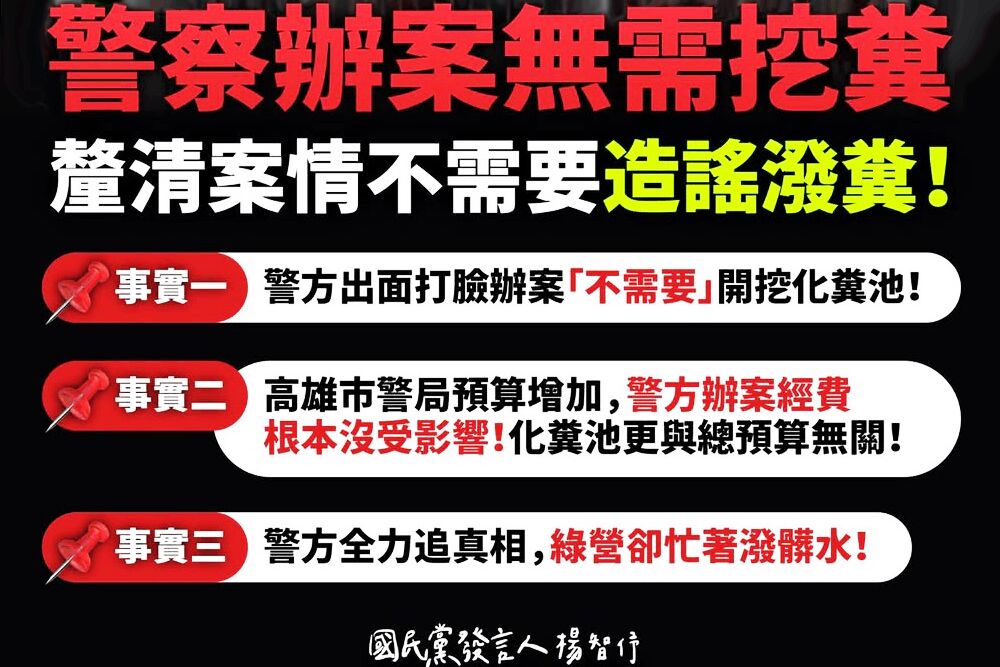 國會刪預算影響偵辦分屍案?羅智強打臉 楊智伃批造謠潑糞 234 照片來源:楊智伃臉書截圖