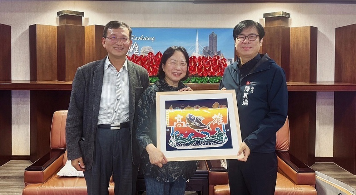 高雄海味國際商機無限 加拿大國華食品董事長拜會陳其邁