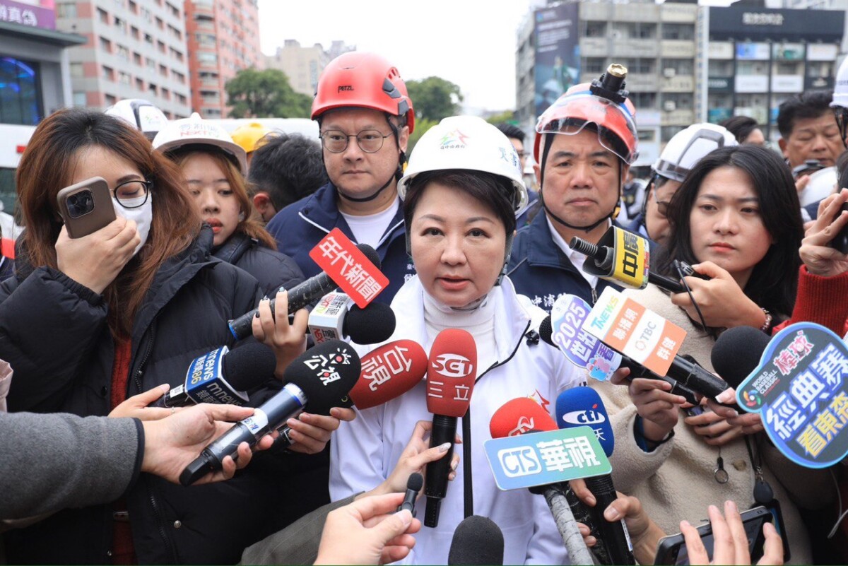 ▲台中新光三越氣爆!盧秀燕:相關局處全力救災。(圖/中市府提供)