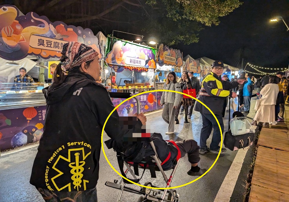 男子燈會中癱軟倒地 警詢問原來是吃了糖葫蘆 214 248250213a04