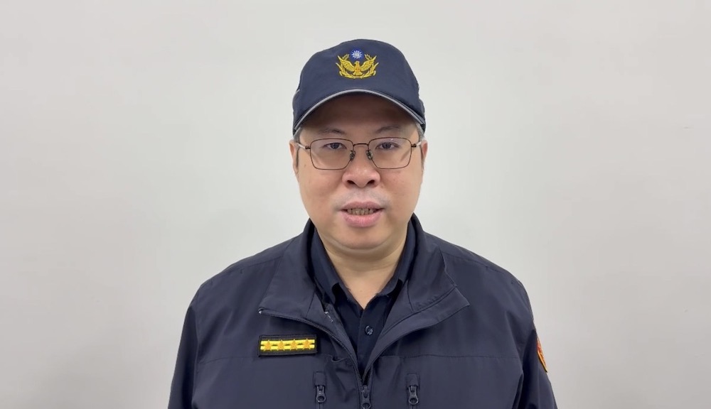 ▲嘉義縣警察局新到任督察長陳至瑋發言表示,將斷然淘汰嚴懲不貸。(圖/記者陳惲朋翻攝)
