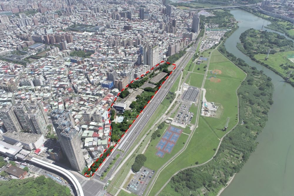 《圖說》秀北區徵案跨越中和、永和兩個行政區,緊鄰新店、靠近台北市景美一帶。〈地政局提供提供〉