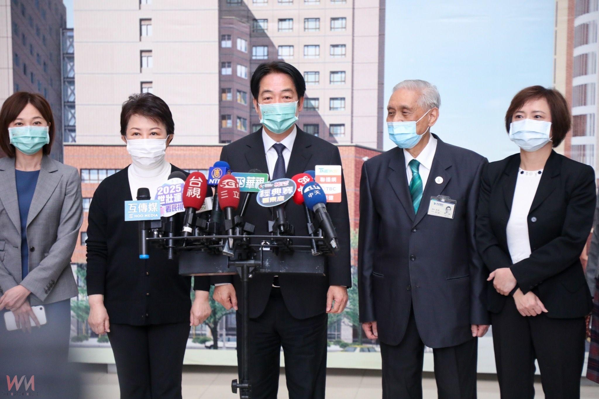 盧秀燕陪同賴清德總統探視新光三越氣爆傷者 中市府:中央地方攜手關懷協助 - https://www.watchmedia01.com