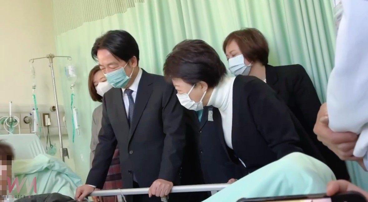 盧秀燕陪同賴清德總統探視新光三越氣爆傷者 中市府:中央地方攜手關懷協助 - https://www.watchmedia01.com