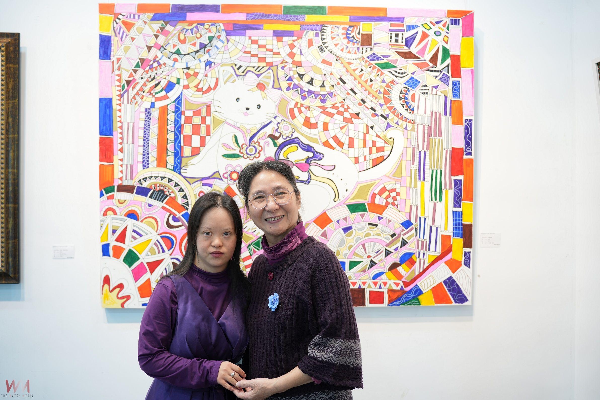 從藝術脫胎換骨的人生 唐氏症畫家陳舒妏個展溫馨今2/15登場 - https://www.watchmedia01.com