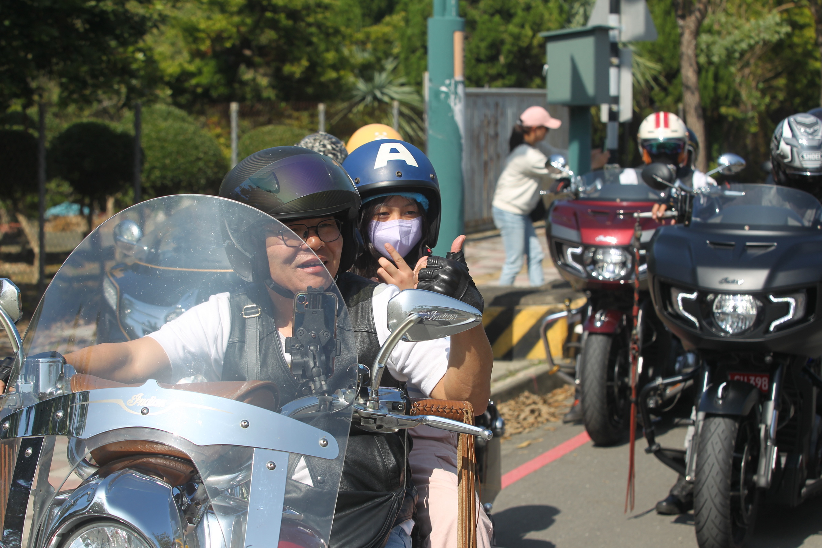 (有影片)/重機圓夢 印地安刺客車隊與學童共騎 風馳電掣 - https://www.watchmedia01.com