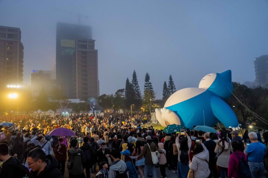 圖／2025台灣燈會在桃園！桃園市政府15日起至23日規劃驚喜彩蛋－寶可夢快閃見面會。（桃園市政府觀光旅遊局提供）