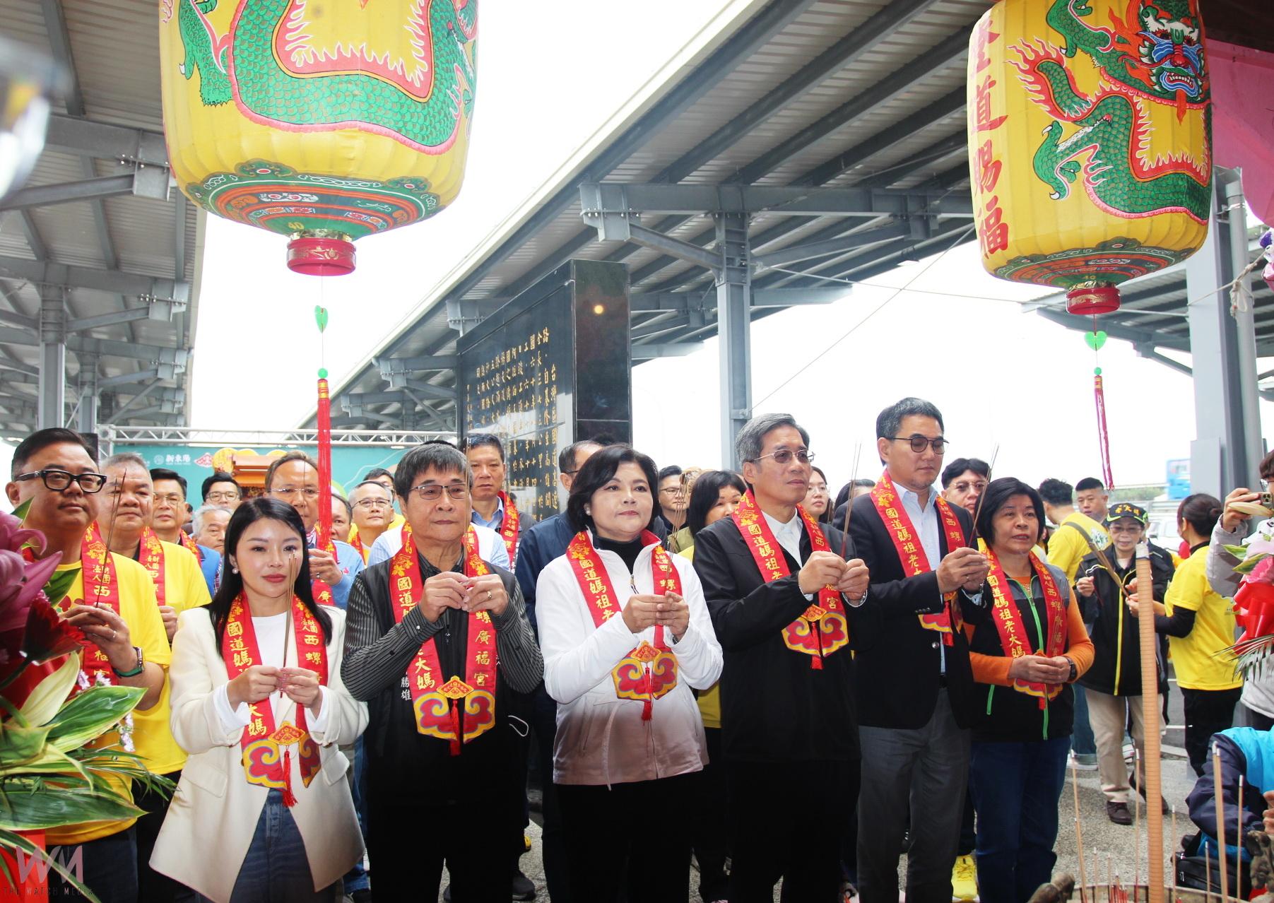 西螺廣福宮老大媽國道賜福 媽祖駐駕國道護佑旅人平安 - https://www.watchmedia01.com