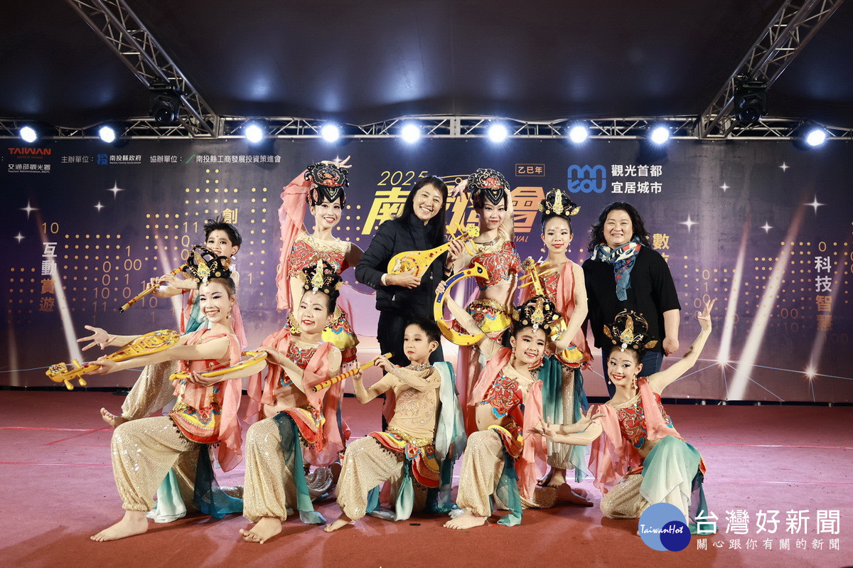 閉幕晚會有精彩演出。(縣府提供)